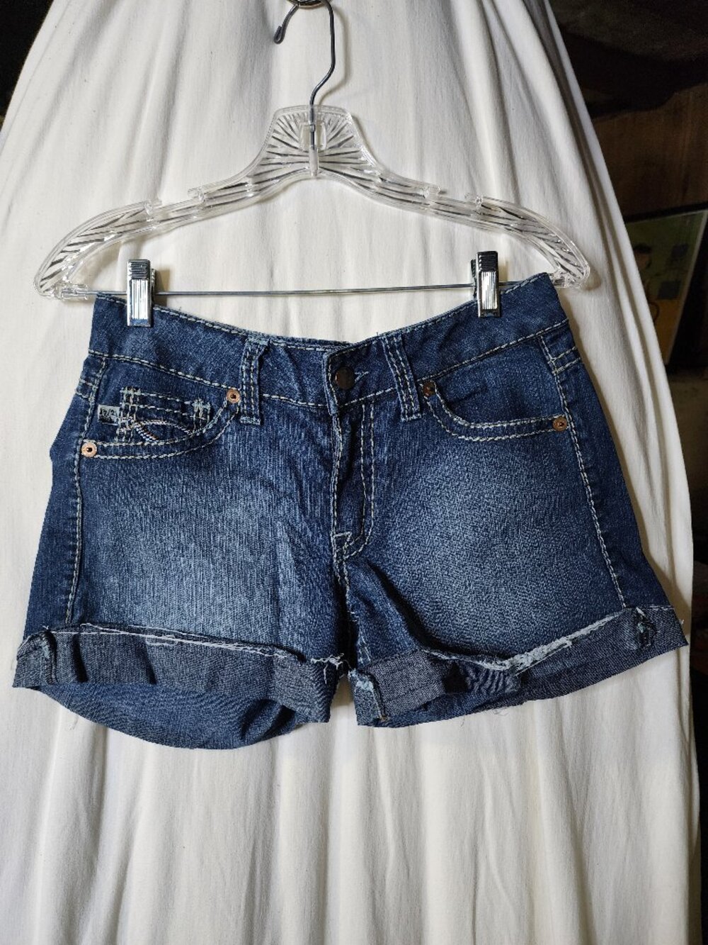 17/21 Exclusive Denim Jeans Cutoff Short Shorts